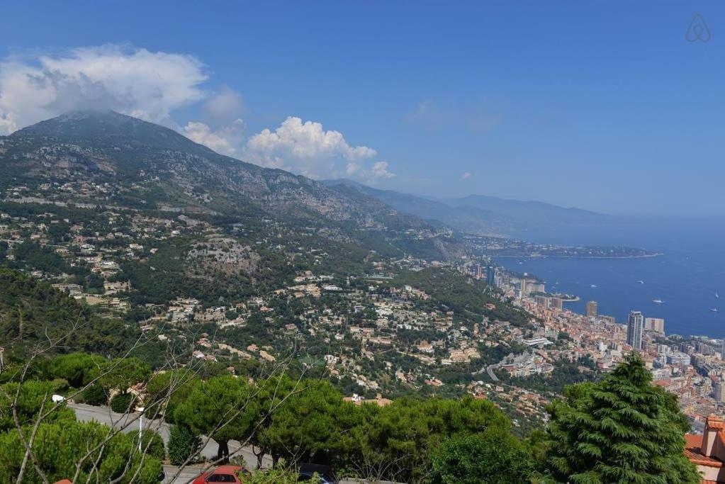 Villa With Unique & Breathtaking View Over Sea, Monte-Carlo, Italy & Alps La Turbie Zewnętrze zdjęcie